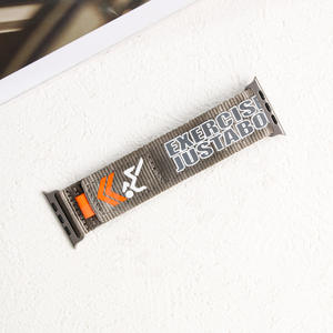 Bracelet de montre sport en nylon de luxe 46 mm pour <span class=keywords><strong>Apple</strong></span> <span class=keywords><strong>Watch</strong></span> Ultra 2 3 Series 11 10, respirant, durable, bracelet de remplacement - Product Image 4