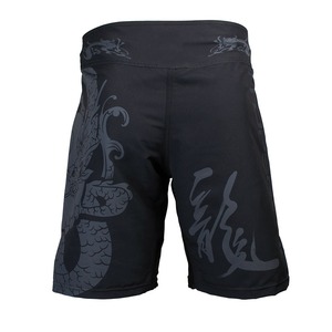 Shorts d'entraînement MMA confortables en promotion avec taille élastique, motif uni, shorts de boxe personnalisés pour la lutte - Qualité supérieure - Product Image 3