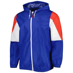 Chaquetas para correr de invierno para hombre con logotipo de precio barato, capucha cortavientos con media cremallera de talla grande, logotipo impreso personalizado a la moda - Product Image 5