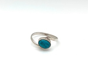 925 Sterling Silver Handmade Gemstone Turquoise Spinner Ring 925 Meilleure Qualité Cadeau De Mariage Designer Naturel Fine Jewelry Ring - Product Image 1