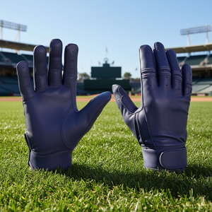 Gants de frappe de baseball en cuir de qualité supérieure, nouveaux, professionnels, avec logo personnalisé, durables, pour baseball et softball - Product Image 2