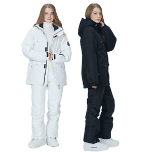 Conjunto de Chaqueta y Pantalones de Snowboard Unisex, Color Sólido, Casual, Corto, Transpirable, Ropa para la Nieve - Product Image 6