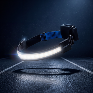 Lampe frontale de course rechargeable 360 lumens, barre lumineuse sportive - Product Image 2