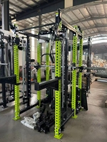 Equipo de Gimnasio Comercial de Fábrica, Entrenamiento Integral, Power Rack, Máquina Smith, Rack de Sentadillas, Máquina Smith Multifuncional