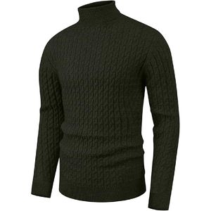 Nuevo suéter cálido de invierno de calidad superior 2025, suéter informal para hombre, suéter de punto de poliéster para hombre - Product Image 6