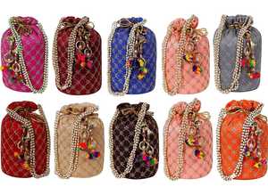 Sac potli brodé pochette dames sac de soirée sac fourre-tout - Product Image 5