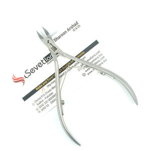 Cortaúñas profesional de acero inoxidable de alta calidad, alicates de lujo personalizados al por mayor, cortaúñas para cutículas con marca privada - Product Image 3