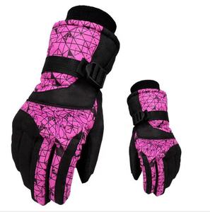 Custom Color Ski Gloves with Ribbed Cuff Warm and Thick Thermal Gloves Heated <b>Snowboard</b> Gloves on <b>Sale</b> - Product Image 6
