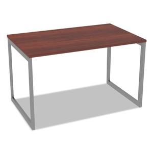 Base de Escritorio Ajustable Serie Alera 47.25 70.78w X 29.5d X 28.5h, Diseño Minimalista para Oficina Abierta, Acabado Plateado en Madera - Product Image 4