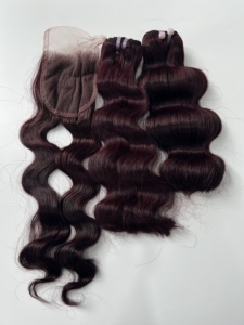 ผลิตภัณฑ์ผมลูกไม้ด้านหน้าใช้100% ผม Remy มนุษย์ไม่พันกันไม่ไหลผลิตภัณฑ์สูงในการทำวิกผม - Product Image 5