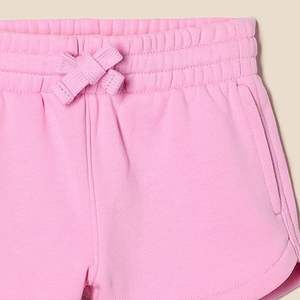 Pantalones Cortos Deportivos Transpirables de Color Rosa Liso con Cintura Elástica para Niños Pequeños, Pantalones Cortos Deportivos de Verano para Niñas con Logotipo Personalizado, MOQ Bajo - Product Image 5
