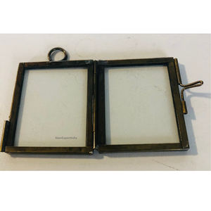 กรอบรูปดอกไม้แห้งแบบแขวนพร้อมโซ่สำหรับสร้อยคอ งานตกแต่งผนังบ้านงานแต่งงาน สไตล์โบราณ - Product Image 4