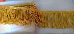 Encaje Trenzado de Hojas de Roble Dorado Metálico Francés OEM, Encaje de Mylar de Lujo al por Mayor, Encaje Trenzado de Mylar Personalizado, Encaje Trenzado de Alambre - Product Image 2