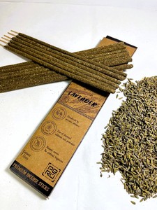 Varillas de incienso de lavanda, calidad superior, hechas a mano, caja sostenible orgánica natural 100%, 7 unidades, logotipo personalizado PERU - Product Image 3