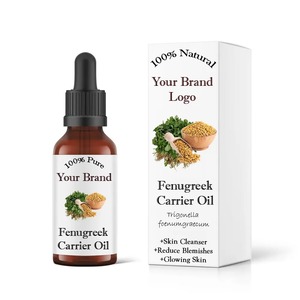 Envasado al por mayor de aceite natural de fenogreco para la piel, aceite limpiador de Trigonella Foenumgraecum, proveedor de aceite portador rejuvenecedor de la piel - Product Image 2