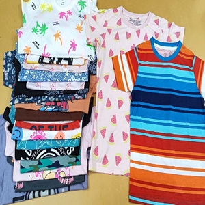 Ropa de manga corta para niñas, lote de ropa de verano y otoño, camiseta para niños y bebés, Premium Camiseta de algodón con estampado de cartón - Product Image 2