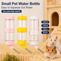 Botol Minum Isi Ulang Mudah Digunakan Membantu Menjaga Air Tetap Tersedia untuk Hamster, Gerbil, dan Hewan Kecil Lainnya Botol Air Hamster