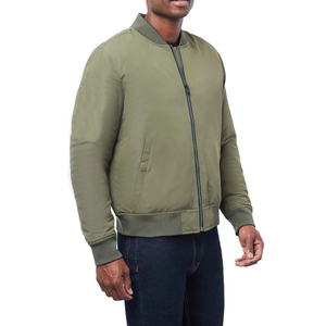 High Quality Custom Men's Bomber <b>Jacket</b> Wholesale New Design Style Reversible With Stand <b>Collar</b> Pocket Bomber <b>Jacket</b> for man - Product Image 5