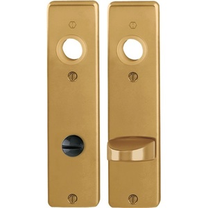 Placas de Puerta Kurzschildpaar 202KP de Aluminio F4 SK/OL HOPPE - Product Image 1
