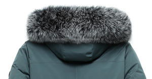 Chaqueta con Capucha para Hombre, Otoño Invierno, Cortavientos, con Cierre de Cremallera, Relleno de Algodón, Múltiples Bolsillos, Estilo Casual - Product Image 4