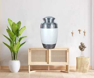 Engraved Aluminium Cremation Urn for Human <b>Ashes</b> Adult Male Female Pets Cat <b>Dog</b> Urn, Large Burial Funeral Urns - Product Image 4