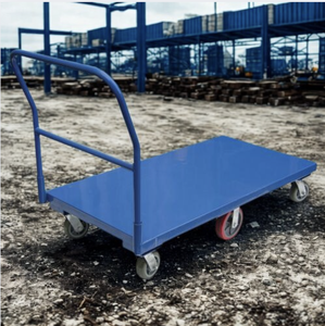 Chariot à plate-forme utilitaire d'entrepôt en acier silencieux de roue nouvel état OEM/ODM équipement de manutention du Vietnam - Product Image 2