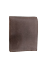 Dompet lipat tiga kulit asli, dompet kulit asli kualitas tinggi, lipat tiga, desain pemblokir RFID Bohemian klasik, bordir banyak slot kartu