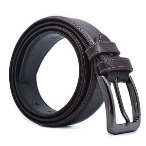 New Vintage Square Copper Buckle Waist Adjustable Genuine Leather <b>Belt</b> Eco-Friendly High Quality Manufacturer From Pakistan - Product Image 3