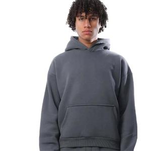 High Quality Custom Logo Oversized Cotton <b>Track</b> <b>Suit</b> Breathable Solid Pattern Sweat Sports Jogging Sweatsuit Hoodie for Winter - Product Image 4