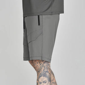 OEM/ODM hecho a medida 100% sarga de algodón ligero de alta calidad gimnasio entrenamiento transpirable Color sólido verano correr pantalones cortos de los hombres - Product Image 3