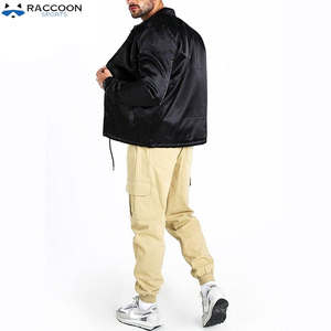 Veste de baseball réversible en satin écologique imperméable à séchage rapide Raccoon Sports avec manches en cuir, équipement de sport d'hiver - Product Image 6