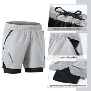 Pantalones cortos de correr sin costuras para mujer con alta elasticidad para el Deporte - Product Image 3