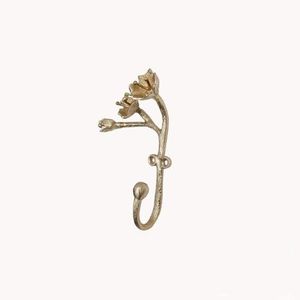 Luxurious ethnic design brass wall <b>hooks</b> for exquisite interior decor and practical use in compact spaces - Product Image 2