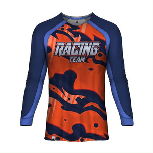 Novedad de 2024, ropa deportiva de talla grande para hombre, camisetas de motocicleta hechas a medida, tu diseño, moda, manga larga, transpirable, Motocross - Product Image 1