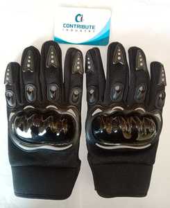 Gants de moto en cuir véritable haute protection Gants de vélo respirants et sûrs - Product Image 4