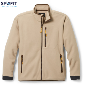 Chaqueta Bomber con Capucha y Cuello Alto de Lona Gruesa Vintage con Logotipo Personalizado para Hombre, con Cierre de Cremallera, Unisex, Cálida para Exteriores - Product Image 3