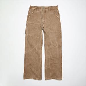 Pantalones Vaqueros Holgados Casuales Ligeros de Alta Calidad para Hombre, Corte Holgado, Cintura Media, Lavado a la Piedra, Logotipo Personalizado, Venta al por Mayor, Ropa Urbana - Product Image 6