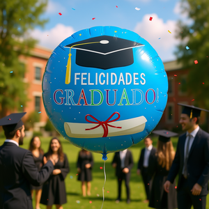 Palloncini Party Love Felicidades Graduado 45X53Cm 12 pz Sacchetto - Product Image 3