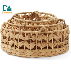 Panier de rangement mural B2B à 3 niveaux, tissé à la main, en matériaux naturels, pour restaurant, maison, UE - Product Image 3