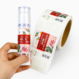 Ontwerp van <span class=keywords><strong>logo</strong></span>'s voor eigen cosmeticamerken, glanzende vinyl stickerdruk, verpakkingslabels voor huidverzorgingsproducten - Product Image 1