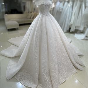 TNBPno06 Luxury Vintage Ball Gown <b>Wedding</b> <b>Dress</b> Custom Design Crystal Flower <b>Lace</b> Sleeveless <b>High</b> <b>Neck</b> Plus Size Spring - Product Image 1