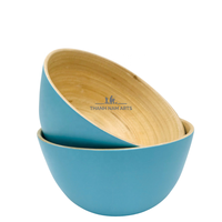 Bamboe wegwerpbaar ecologisch keukengerei serveerschaal salade luxe design lichtgewicht vintage servies voedselveilig fabrieksgemaakt