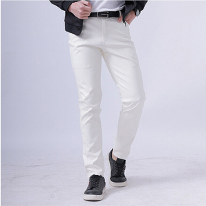 Nueva llegada Pantalones de cuero Último diseño Pantalones de cuero Mejor precio Venta al por mayor Calidad Hombres Pantalones de cuero Hecho en Pakistán - Product Image 5