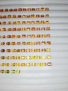 พลอยแซฟไฟร์สีส้มธรรมชาติแวววาวแวววาวคุณภาพสูงเหมาะสำหรับการตัดเครื่องประดับที่สมบูรณ์แบบสำหรับการทำราคาไม่แพง - Product Image 6