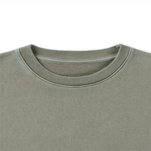Pull à col rond double face en coton avec épaules tombantes Service OEM Sweatshirts à capuche de haute qualité pour hommes Sweatshirts - Product Image 6