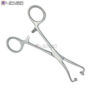 Haute qualité 9 cm boule et douille serviette pince verrouillage Instruments médicaux chirurgicaux 5.25 13.5 cm Durable stérilisable - Product Image 3
