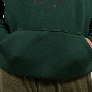 เสื้อฮู้ดดี้ผู้ชายผ้าหนานุ่มสบาย 100% ผ้าฝ้าย แบบสวมหัว มีซับในขนแกะ สำหรับฤดูหนาว ดีไซน์เรียบง่าย - Product Image 2