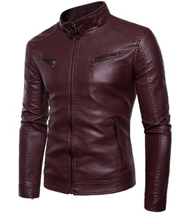 Veste en cuir de vache résistante à l'eau de haute qualité pour hommes couleur sur mesure 100% veste en cuir pour hommes - Product Image 4