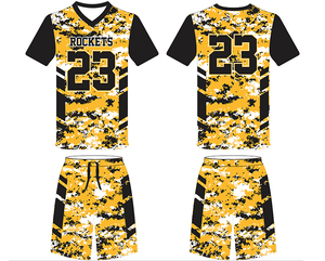 Ensemble de compétition de football américain 7 contre 7 personnalisé pour adultes, impression par sublimation intégrale, respirant, tailles plus grandes, designs d'uniformes de football américain - Product Image 6