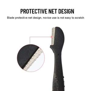 Lot de 3 rasoirs à sourcils noirs multifonctionnels pour hommes, outils de maquillage personnalisés, lame de précision, tondeuse faciale - Product Image 3